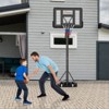 Costway 44'' Portable Adjustable Basketball Goal Hoop Stand System withSecure Bag Outdoor - 4 of 4