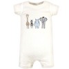 Hudson Baby Infant Boy Cotton Rompers 3pk, Royal Safari - 2 of 4