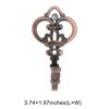 Unique Bargains Curtain Holdbacks Mini Crown Hooks Zinc Alloy 3.74"x2.36" 1Pair - 3 of 4
