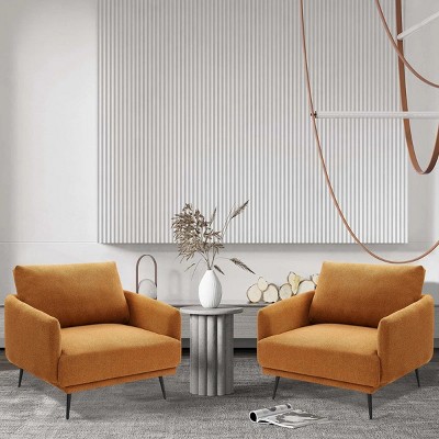 Nebula Vortex 37.5'' Wide Oversized Armchair Accent Chair Single Seat Sofa for Living Room (Set of 2)