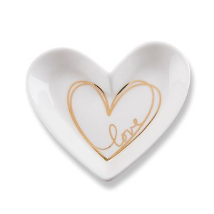 Kate Aspen Heart-Shaped Trinket Dishes - 1 of 4