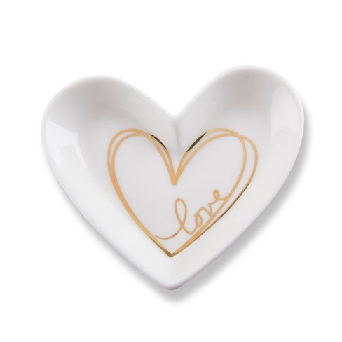 Kate Aspen Heart-Shaped Trinket Dishes - image 1 of 4