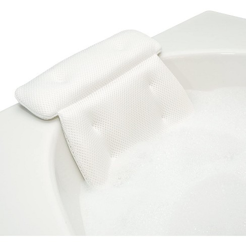 Unique Bargains Back Relax Bath Cushion Non Slip Suction Sups Comfortable  Head Rest Bathtub Pillow : Target