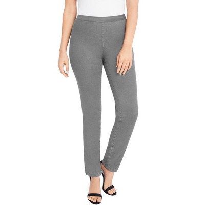Jessica London Women's Plus Size Petite Stretch Denim Straight-Leg Jegging