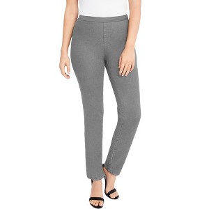Jessica London Women's Plus Size Petite Stretch Denim Straight-Leg Jegging - 1 of 4