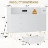 Acekool Smart Dresser - 6 Drawer LED Storage with Charging Station - 2 of 4