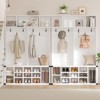 4-in-1 Hall Tree Bench with Shoe Storage, Coat Rack & Shelf - Entryway Organizer with Hooks for Bedroom, Living Room - 3 of 4