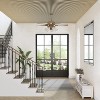 Wooakway 2-PC/4-PCs Acoustic Soundproof Slat Wall Panels 3D Decorative Wall Sculptures Modern Wall Decor Natural Wood/Black/Walnut - 3 of 4