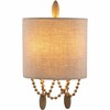 Mark & Day Woodhull 11"H x 9"W x 4"D Traditional Cream Wall Lights - 4 of 4
