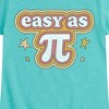 Girls' - Instant Message - Easy As Pi Fitted Short Sleeve Graphic T-Shirt - 2 of 4