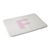 Deny Designs April Lane Art Block Monogram Memory Foam Bath Mat - 2 of 4