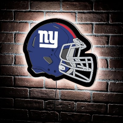 Evergreen Ultra-Thin Edgelight LED Wall Decor, Helmet, New York Giants- 19.5 x 15 Inches Made In USA