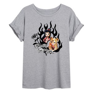 Women's - Bratz - Pretty in Pink Oversized Graphic T-Shirt - 1 of 4