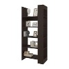 PAGED 5-Shelf Open Bookcase Contemporary Design Book Shelf with Scratch-Resistant Surface, Storage Shelves for Display and Storage - 4 of 4