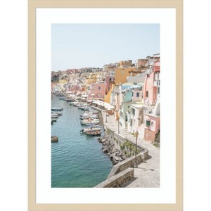 Amanti Art Procida Island by Henrike Schenk Wood Framed Wall Art Print - 1 of 4