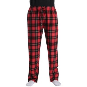 #followme Men's 100% Cotton Flannel Pajamas - Buffalo Plaid Pajama Pants for Men - Lounge & Sleep PJ Bottoms - 1 of 3