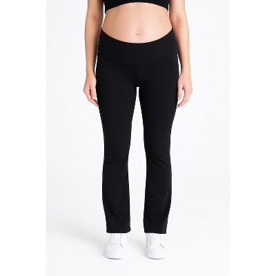 Women's Roll Over Waistband Flare Legging | Motherhood Maternity