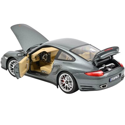 2010 Porsche 911 Turbo Gray Metallic 1/18 Diecast Model Car by Norev