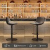 Infurnic Dining Chairs, Contemporary Upholstered Dining Chairs Set with Adjustable Height Handle, for Kitchen and Dining Room, 2PCS, Gray, - 3 of 4