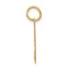 Black Bow Jewelry 14k Yellow Gold, Jersey Collection, Small Number 50 Pendant - 2 of 4