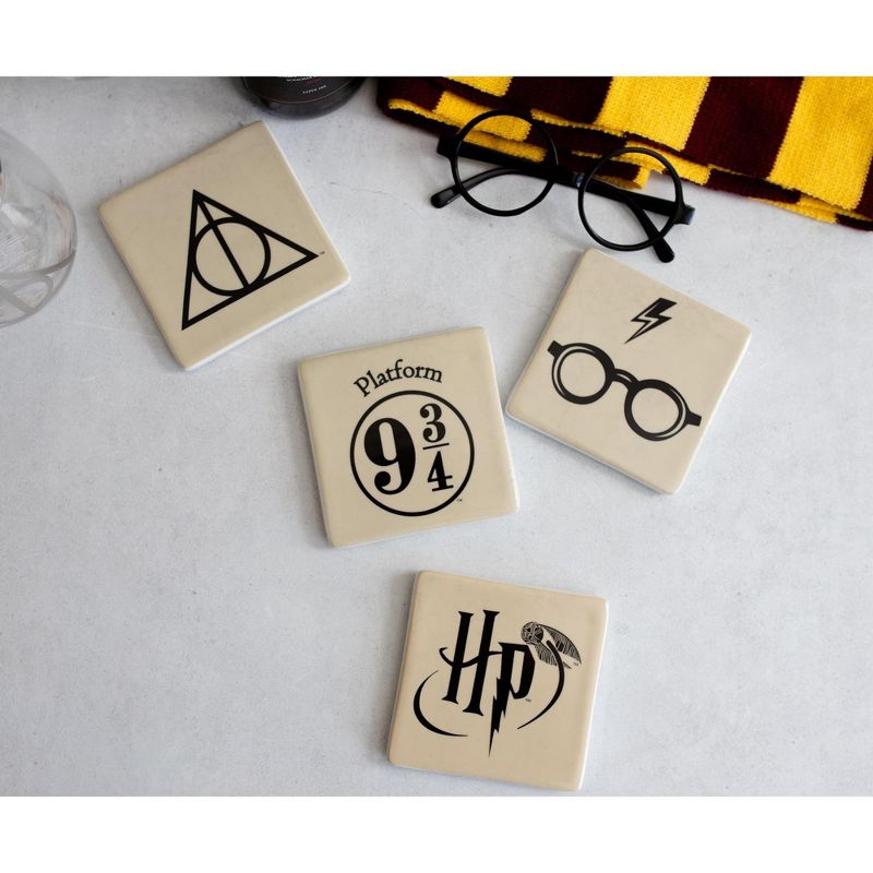 Seven20 Harry Potter Icons Ceramic Square Drink Coasters | Set of 4, 2 of 8