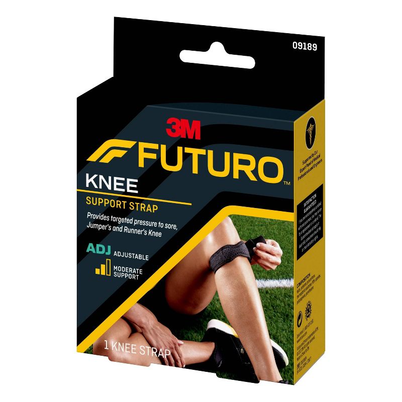 FUTURO Adjustable Knee Strap, Stabilizing Patella Tendon Strap for Runners - 1pk, 2 of 11