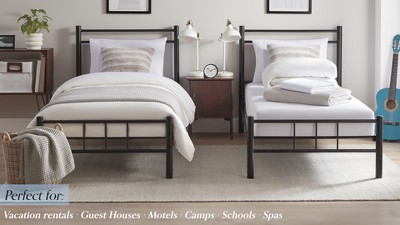 Twin XL Gray Brushed Microfiber Deep Pocket Fitted Sheets - Pack of 6