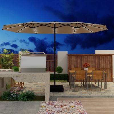 FUFU&GAGA Double-Head Outdoor Patio Umbrella �C Large Size for Ultimate Sun Protection