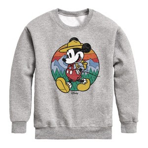 Boys' - Disney - Mickey & Friends Graphic Long Sleeve Fleece Sweatshirt - 1 of 4