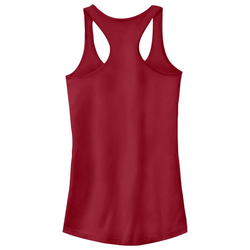 CHIN UP Will Run For Wine Glass Racerback Tank Top, 2 of 4