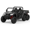 24V 4WD 6-Wheel Kids Electric Dump Truck, 2-Seater, 4×200W Motors, Remote Control, LED Lights, Music, Dump Bed - 2 of 4