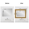 Amanti Art Mirror Makeover Bathroom Mirror Frame Border Kit - Fully Assembled Peel and Stick Frame - Mirror NOT Included - Parlor Trim - 4 of 4