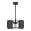 Livex Lighting Barcelona 6 - Light Pendant in  Black/Brushed Nickel - 4 of 4