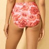 Women's Hibiscus Print High Waist Full Coverage Bikini Bottom - Shade & Shore™ Pink - 2 of 4