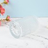 Cameo Toothbrush holder, Holds Your Toothbrushes and Toothpaste - Great Makeup Brush Holder, Non-Slip Protective Silicone Feet, Heavy Duty Glass - 3 of 4