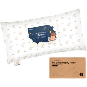 KeaBabies Buddy Toddler Pillow with Pillowcase, 10x18 Buddy Pillow for Toddler, Soft Kids Pillow for Sleeping, Travel, Age 2-5 - 1 of 4