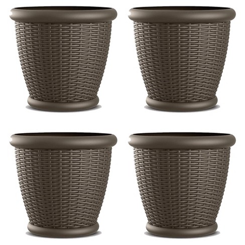 Suncast Willow 18-inch Diameter Durable And Lightweight Decorative ...