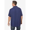 KingSize Men's Big & Tall Colorblock Camp Shirt - 3 of 4