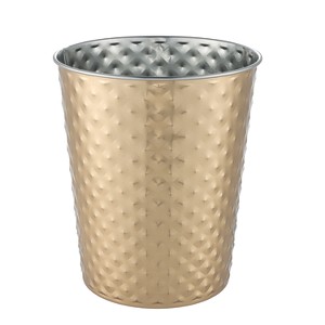 Cameo 5 Liter Waste Basket Can for Garbage, Round Open Top Trash Can for Bathroom Bedroom, Kitchen, Stainless Steel, Fingerprint Resistant - 1 of 4