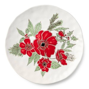 Certified International Festive Blooms Round Platter : Target