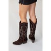 Pietro - Dark Brown Suede Leather Western Knee High Boot (Women) | Forever & Always Shoes - 4 of 4