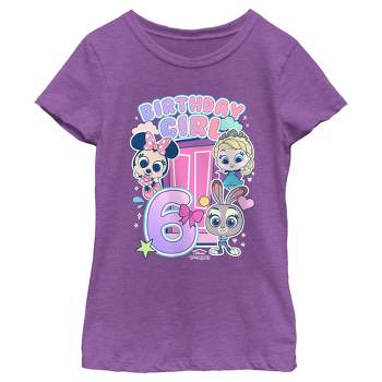Girl's Doorables Birthday Girl 6 T-Shirt