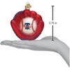 Old World Christmas Blown Glass Ornament for Christmas Tree, Philadelphia Phillies Baseball Mitt - 3 of 3