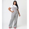 Smak Parlour Women's Plus Wide Leg Dungarees - 4 of 4