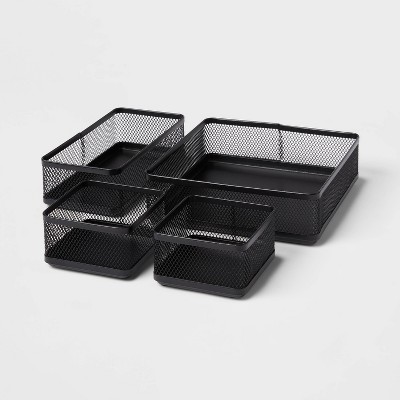 Mesh desk Organizer Black - Brightroom&#8482;_0