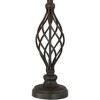 Franklin Iron Works Annie Modern Industrial Table Lamps 28" Tall Set of 2 Bronze Iron Cream Tapered Drum Shade for Bedroom Living Room Nightstand - 3 of 4