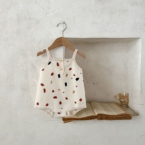 MyKids-Usa Baby Multi-Pattern Sling Soft Cotton Loose Casual Onesies - 1 of 4