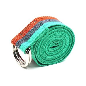 Toyzone World Green Striped Workout Yoga Strap - 1 of 3