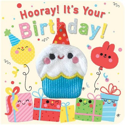 Hooray! It's Your Birthday! - (Finger Puppet Board Books) by  Brick Puffinton (Board Book)