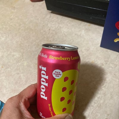 Poppi Strawberry Lemon Prebiotic Soda - 4pk/12 Fl Oz Cans : Target